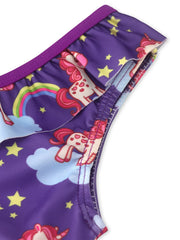 Toddler Girls Unicorn Graphic One Piece Swimsuit
