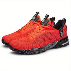 CLOHOO Knitted Breathable Comfy Sneakers for Running Jogging Lightweight Shoes