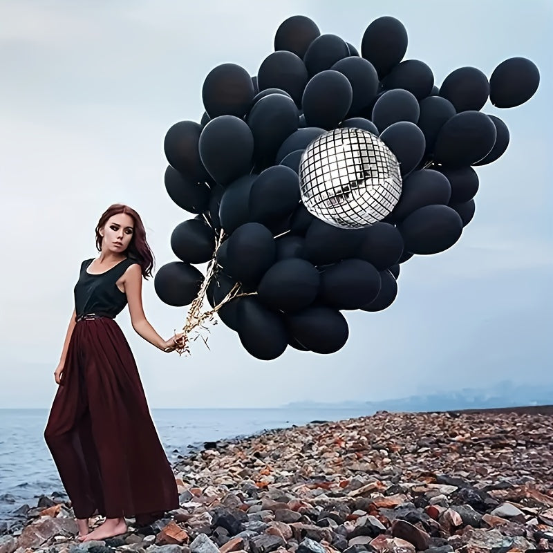83pcs Silvery Disco Aluminum Balloons for Party Decorations