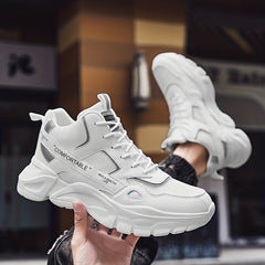 Men's Chunky Sneakers Elevator Shoes Breathable Wear-resistant