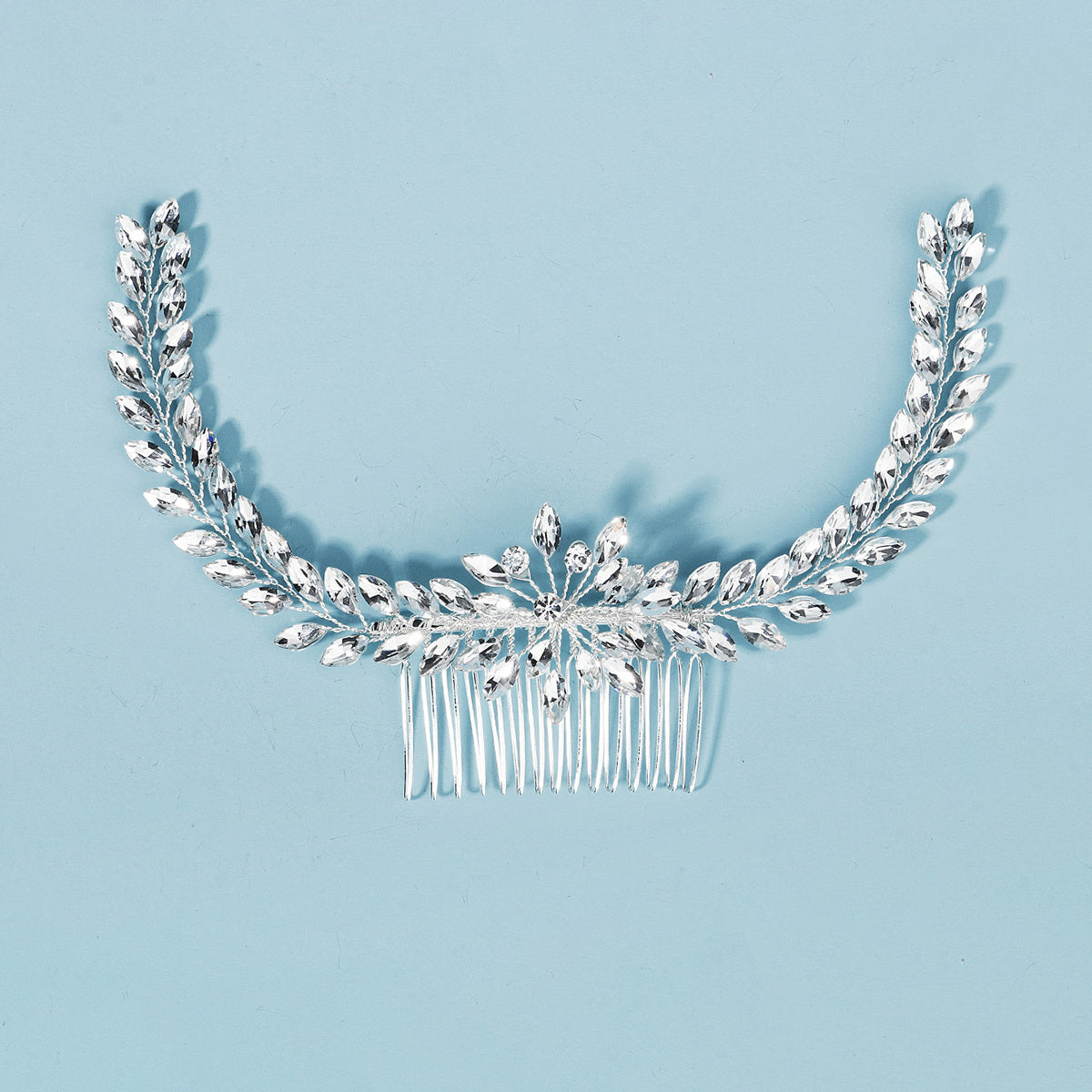 Crystal & Pearl Bridal Comb Hairpiece