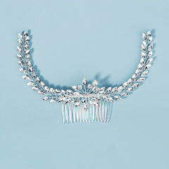 Crystal & Pearl Bridal Comb Hairpiece
