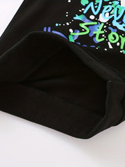 Toddler Boys Letter Never Stop Drawing Hoodie