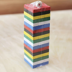 Colorful Numbered Wooden Building Blocks Educational Toy