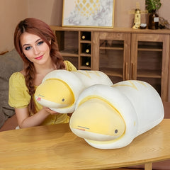 Giant Snake Plush Toy Ivory Shedding Snake Stuffed Animal