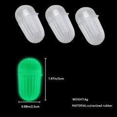 10pcs Luminous Bait Ball Fishing Trap Shrimp Cage Bait Box