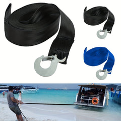 1m Tugboat Belt w/ Safety Snap Hook Boat Tow Rope