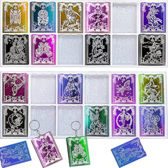 Crystal Epoxy Tarot Mold Resin Mold Jewelry Pendant Silicone Mold