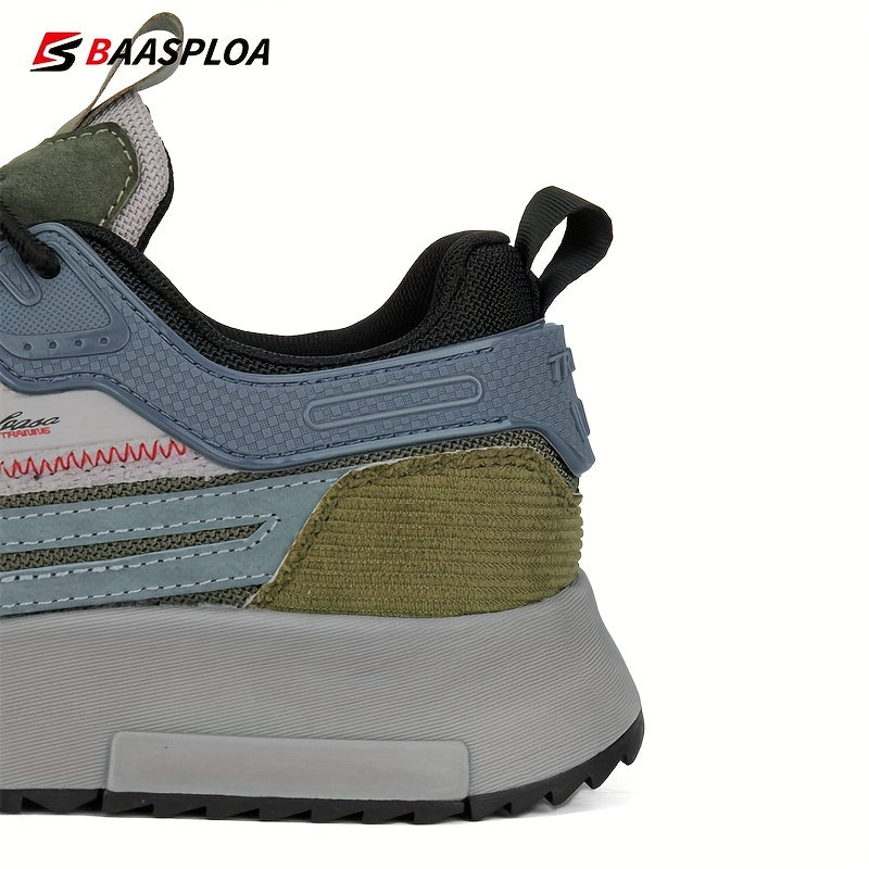 Baasploa Men's Breathable Casual Shoes Comfortable Walking Shoes