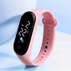 Astronaut Pattern LED Screen Electronic Watch For Boys Girls Teen