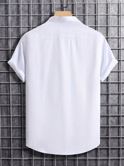 Men's Casual Short Sleeve Shirt Summer Vacation Resort Tops