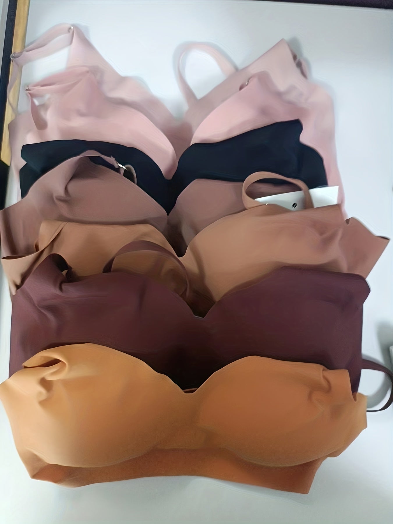 7pcs Seamless Wireless Bras Comfy Intimates Bra