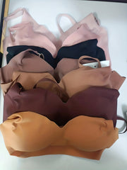 7pcs Seamless Wireless Bras Comfy Intimates Bra