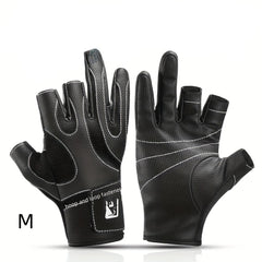Anti Slip Half Finger Fishing Gloves