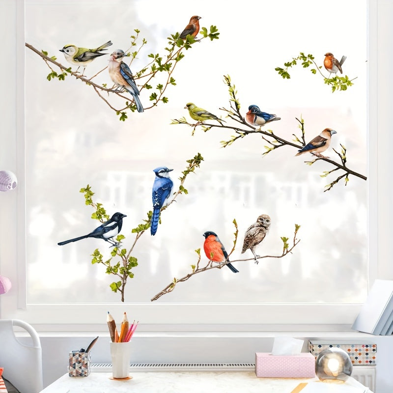 Branches & Birds Window Sticker - Reusable & Removable