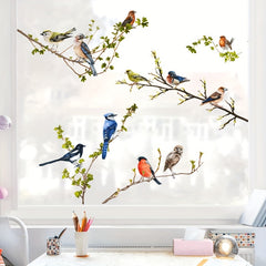 Branches & Birds Window Sticker - Reusable & Removable
