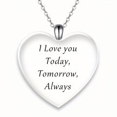 Heart Pendant Necklace Kids Jewelry