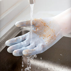 Reusable Kitchen Gloves for Dishwashing, Hand Protection for Cleaning