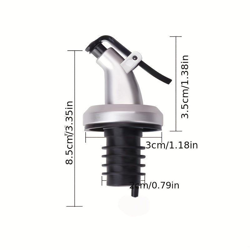 6pcs Spout Bottle Stopper Pouring Wine Soy Sauce Vinegar Bottle Stopper Pourer