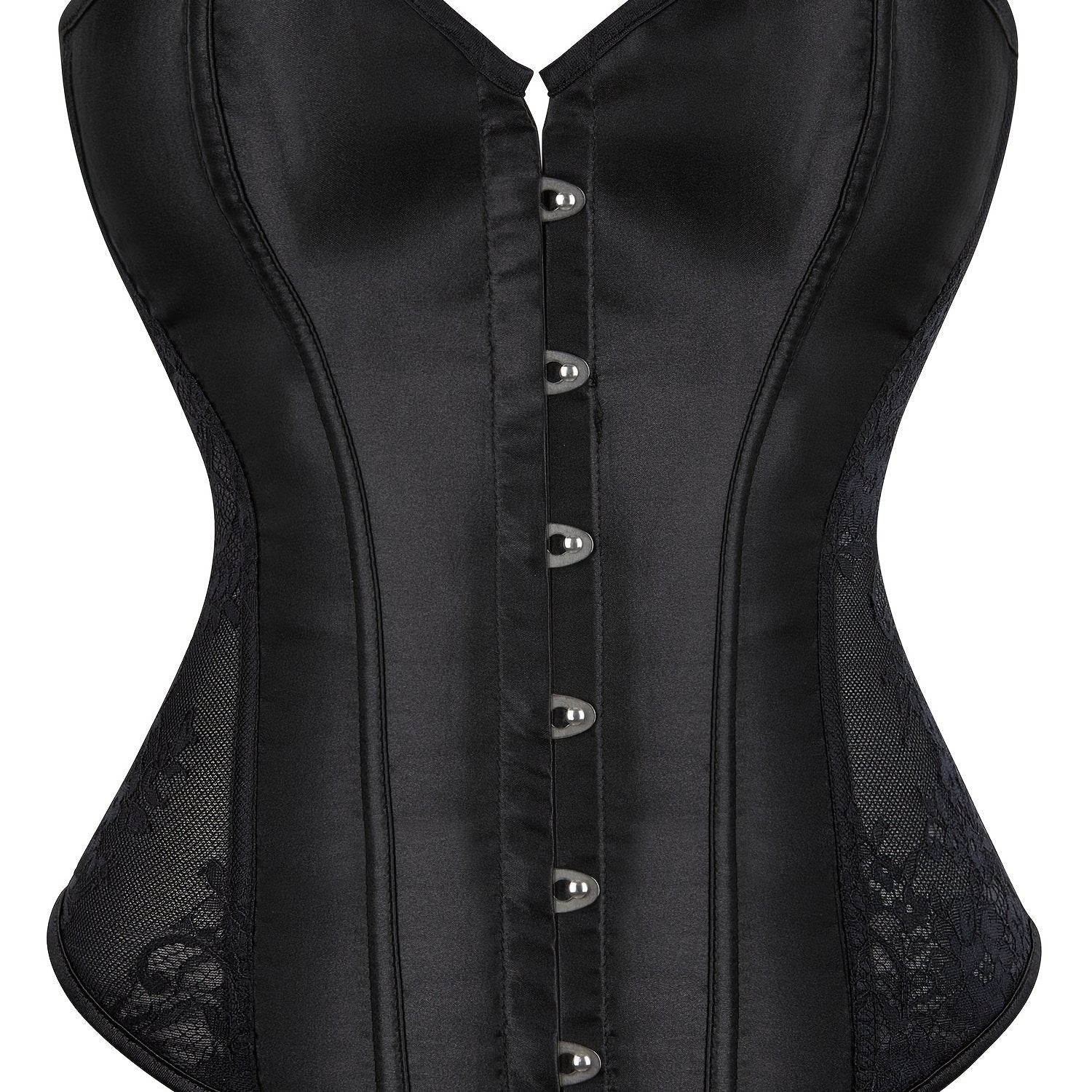 Strapless Corset Bustier Lace Up Body Shaper