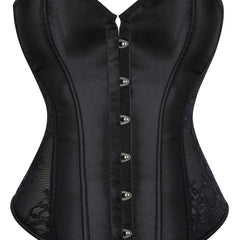 Strapless Corset Bustier Lace Up Body Shaper