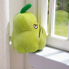 Green Plant Series Ugly Expression Plush Doll with Leaves & Flowers