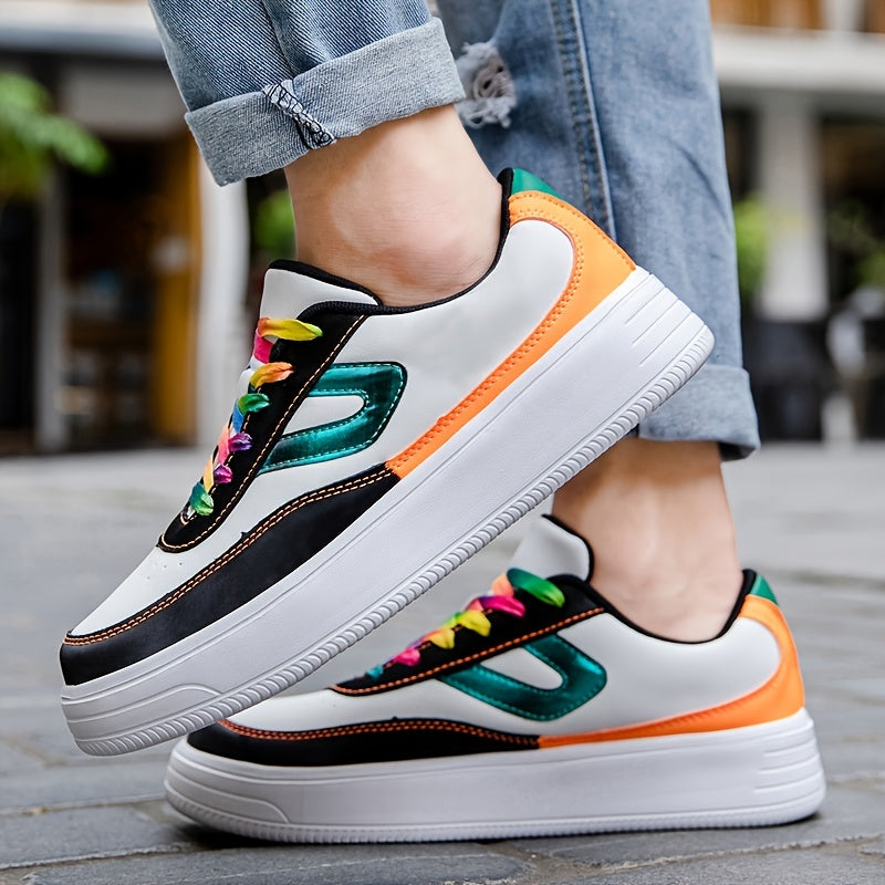 Men's Personalized Block Skate Shoes Lightweight Sneakers