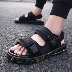 Men's Non Slip Sandals Open Toe Comfy Slides Beach Shoes