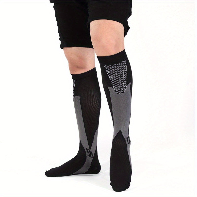 Compression Socks Men Women Running Shin Splints Stamina Recovery 15-20 mmHg