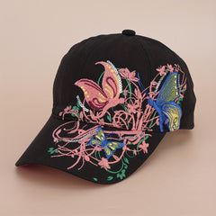 Ethnic Style Embroidered Sun Hat Baseball Cap for Men Women