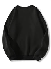 Frog & Mushroom Print Crew Neck Sweatshirt