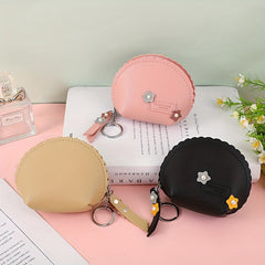Shell Shaped Flower Coin Purse Key Bag for Girls