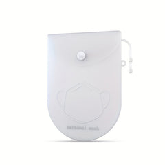 Mini Silicone Mask Storage Pouch Travel Portable Mask Bag