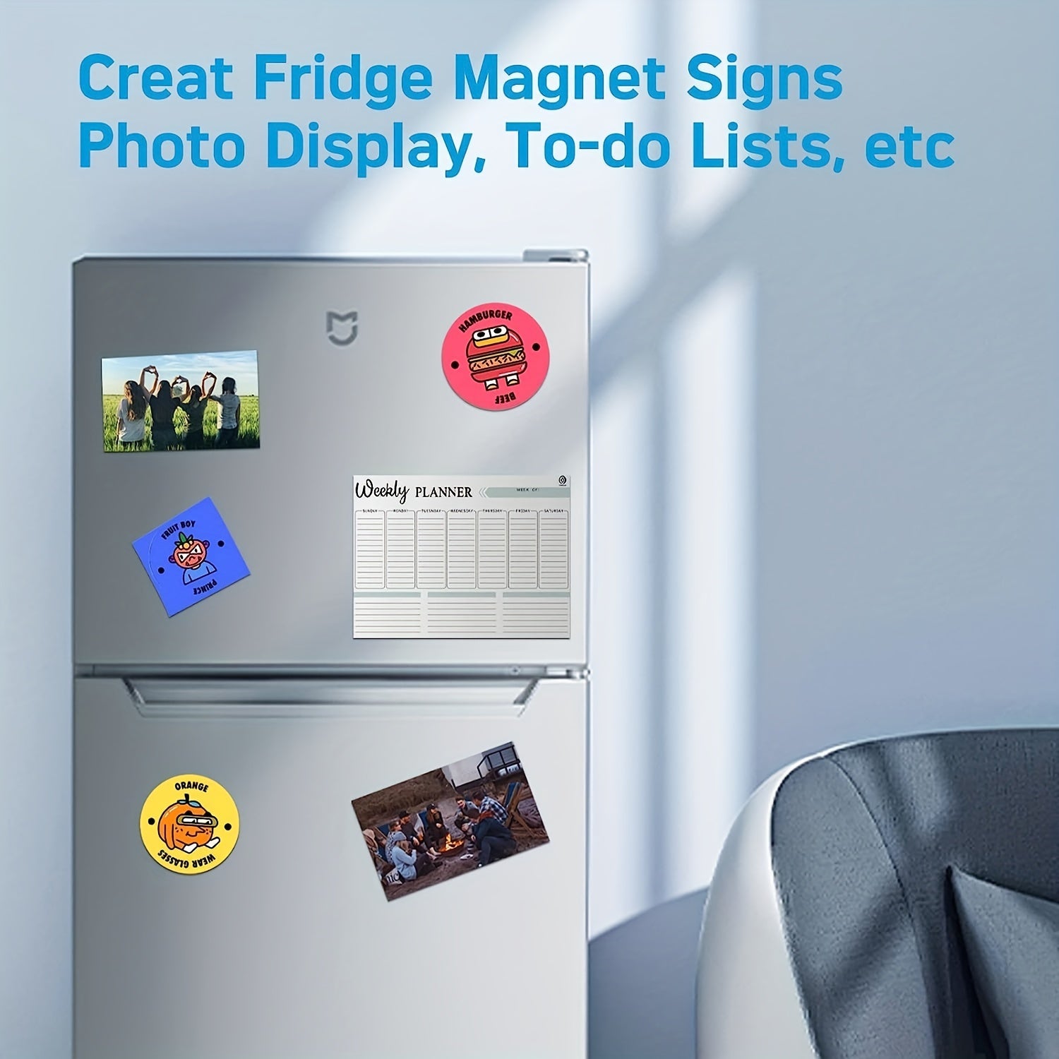 5 Magnetic Sheets 10.16 x 15.24 cm Glossy Photo Paper