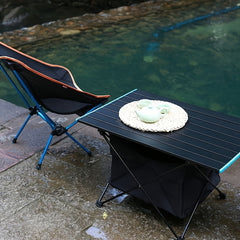 Portable Camping Table Ultralight Aluminum Folding Table for Outdoor Activities