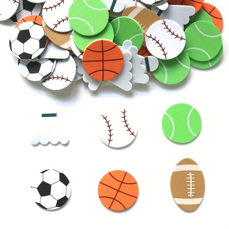 30pcs Sports Stickers Rugby Volleyball Softball Football Basketball Collection