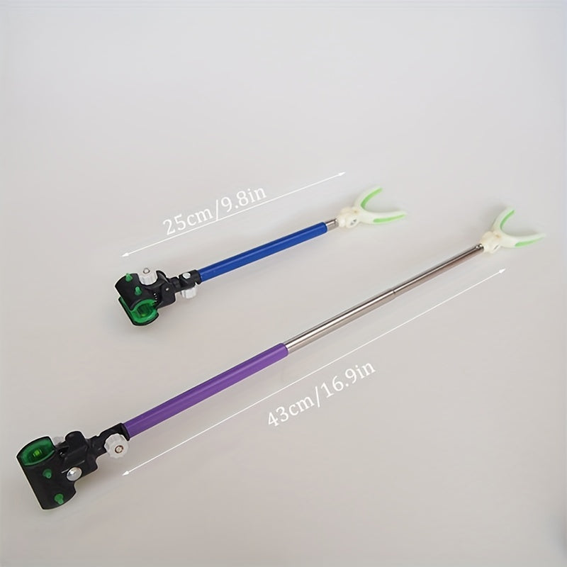 Adjustable Fishing Rod Bracket with Hanging Shelf