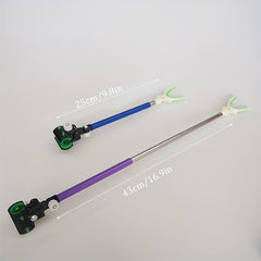 Adjustable Fishing Rod Bracket with Hanging Shelf