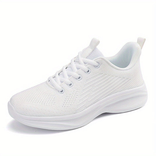 Woven Running Shoes Breathable Casual Sneakers Women's Footwear
