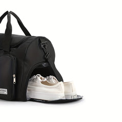 Large Capacity Carry on Tote With Shoe Compartment Waterproof Luggage Bag