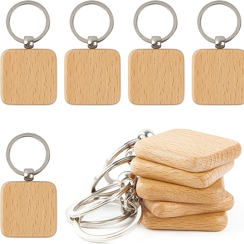 Wooden Key Ring Manufacturer Beech Primary Keychain Craft Small Gift
