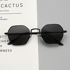 Men's Metal Steampunk Hip Hop Style Sunglasses UV Protection