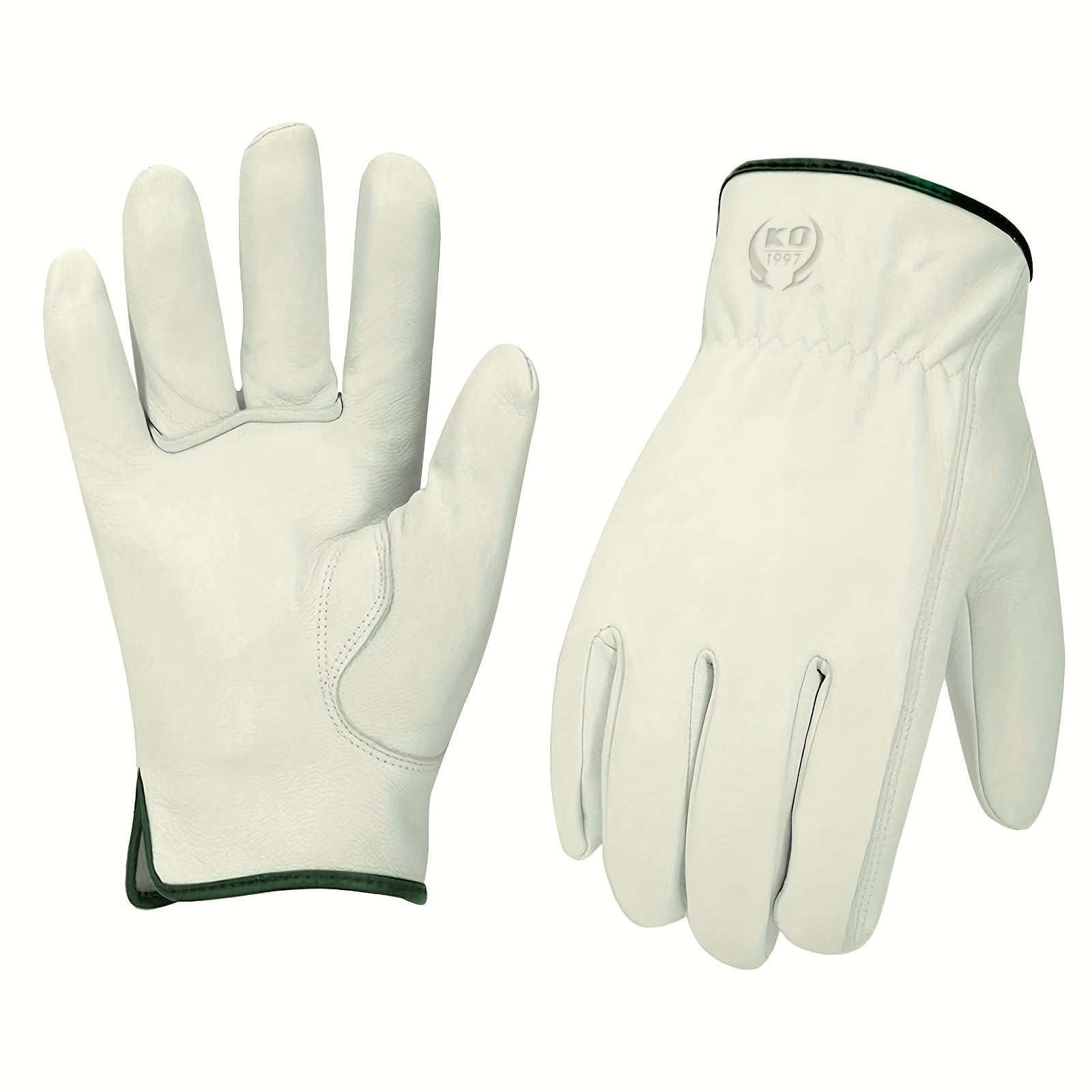 Soft Thin Goatskin Work Gloves Leather Gardening Gloves Outdoor Yard Garden