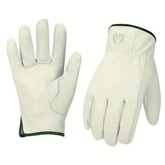 Soft Thin Goatskin Work Gloves Leather Gardening Gloves Outdoor Yard Garden
