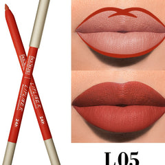 Waterproof Lip Liner: High Pigment, Smooth Texture, Matte Finish