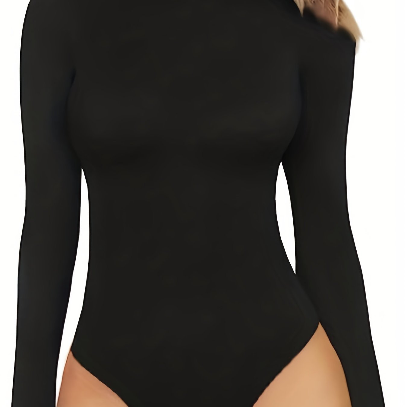 Sexy Long Sleeve High Neck Bodysuit