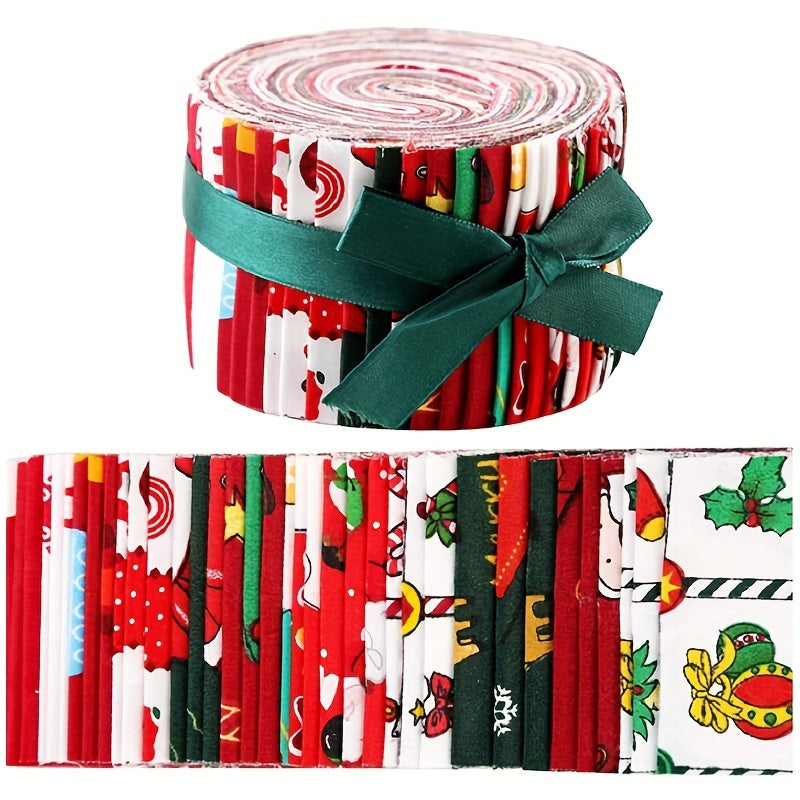 Christmas Patterns DIY Cloth Strips Set - Sewing Supplies