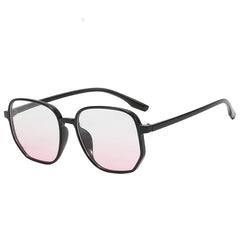Square Casual Eyeglasses Gradient Women Driving Glasses