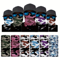 Bandana Balaclava Buff Neck Warmer Cycling Motorcycle Windproof Camouflage Mask