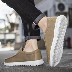 Men's Slip On Canvas Shoes for Walking Jogging